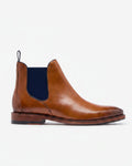 Oliver Sweeney Polished Leather Chelsea Boots – Tan