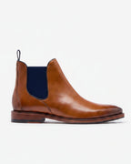 Oliver Sweeney Polished Leather Chelsea Boots – Tan