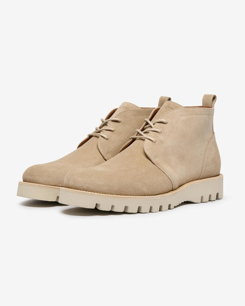 Oliver Sweeney Mateus Stone Calf Suede Chukka Boots