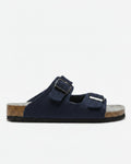 Oliver Sweeney Wool Felt Slippers – Navy