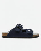 Oliver Sweeney Wool Felt Slippers – Navy
