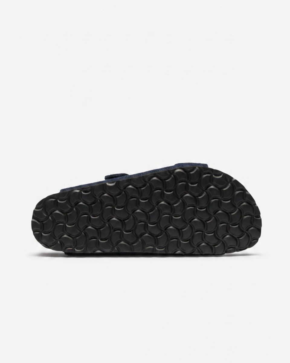 Oliver Sweeney Wool Felt Slippers – Navy