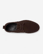 Oliver Sweeney Calf Suede Moccasin Boots – Chocolate
