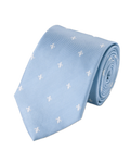 Charles Tyrwhitt Silk Fleur de Lys Tie - Sky Blue
