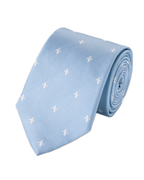 Charles Tyrwhitt Silk Fleur de Lys Tie - Sky Blue