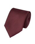 Charles Tyrwhitt Silk Textured Tie - Burgundy