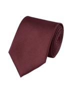 Charles Tyrwhitt Silk Textured Tie - Burgundy