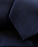 Charles Tyrwhitt Silk Textured Slim Tie - French Blue