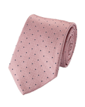 Charles Tyrwhitt Silk Spot Tie - Pink & Navy