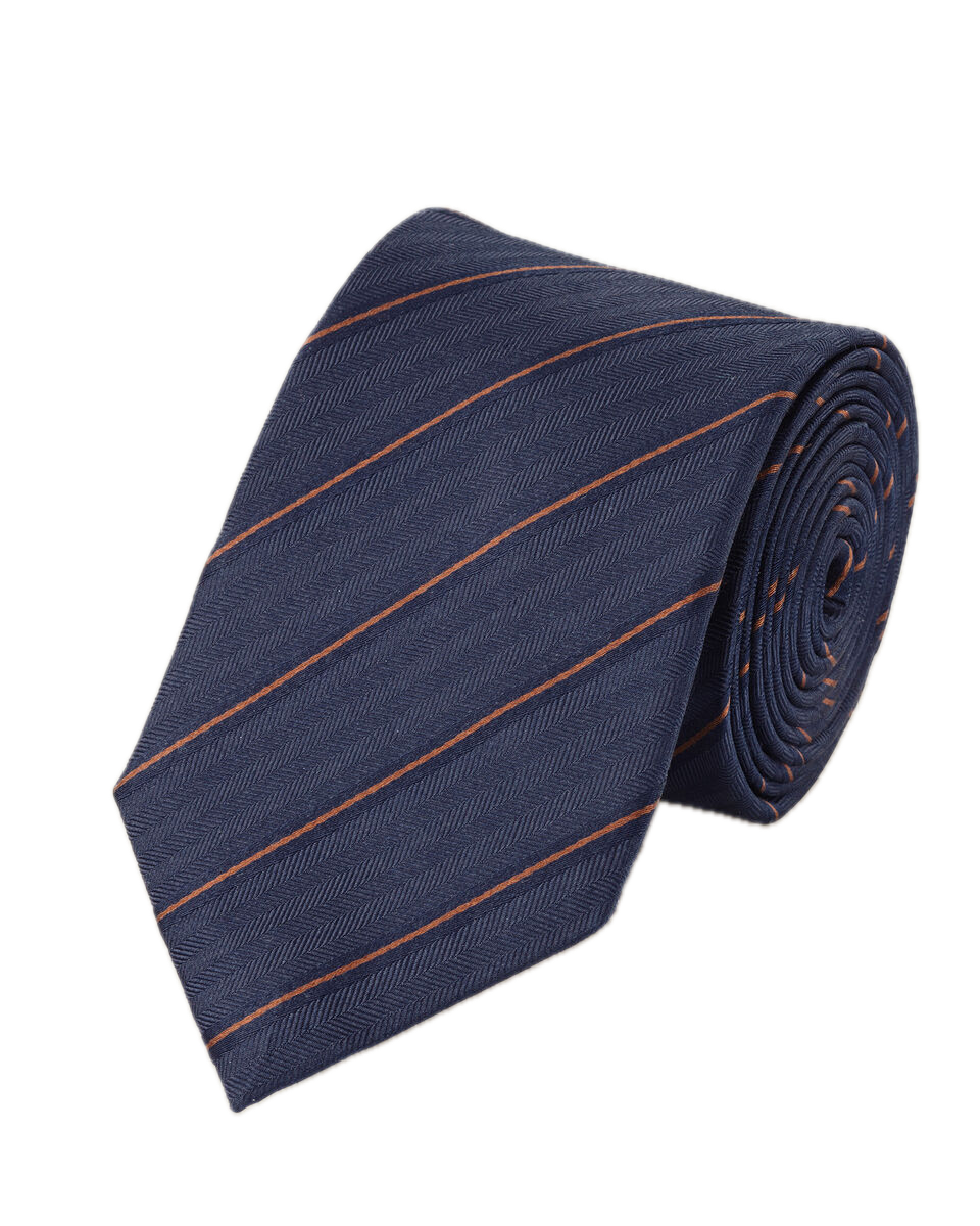 Charles Tyrwhitt Silk Stripe Tie - Royal Blue