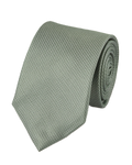 Charles Tyrwhitt Silk Textured Tie - Sage Green