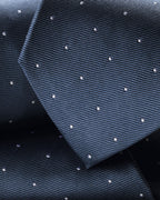 Charles Tyrwhitt Spot Silk Tie - Black