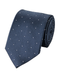 Charles Tyrwhitt Spot Silk Tie - Black
