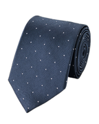 Charles Tyrwhitt Spot Silk Tie - Black