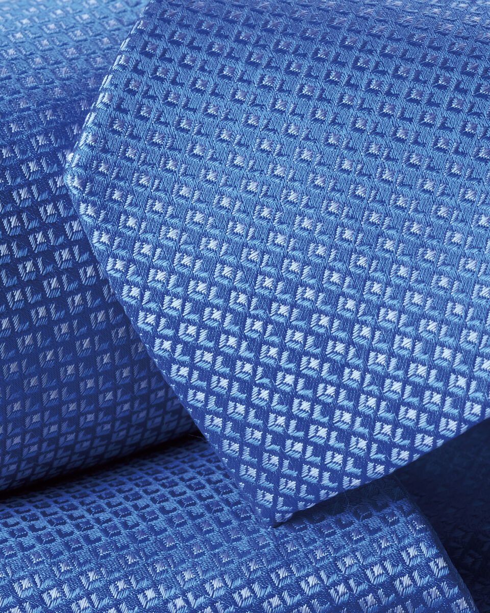 Charles Tyrwhitt Silk Tie - Cornflower Blue