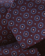 Charles Tyrwhitt Silk Medallion Tie - Burgundy
