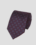 Charles Tyrwhitt Silk Medallion Tie - Burgundy