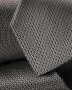 Charles Tyrwhitt Silk Patterned Tie - Grey