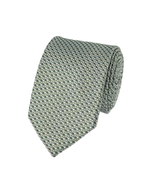Charles Tyrwhitt Silk Patterned Tie - Green