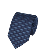 Charles Tyrwhitt Silk Patterned Tie - Navy