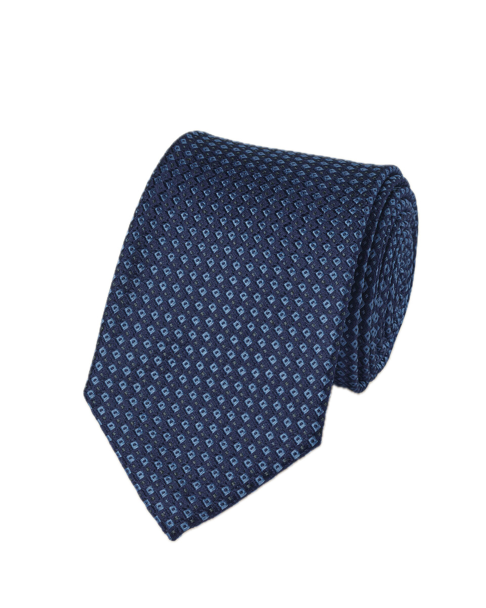 Charles Tyrwhitt Silk Patterned Tie - Navy