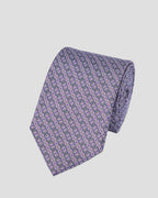 Charles Tyrwhitt Silk Print Tie - Lilac Purple