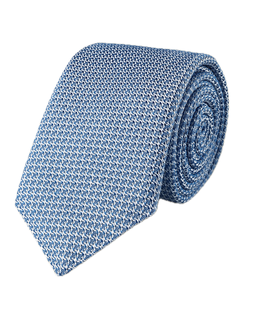 Charles Tyrwhitt Italian Silk Grenadine Tie - Light Blue