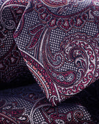 Charles Tyrwhitt Silk Paisley Tie - Dark Pink