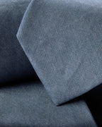 Charles Tyrwhitt Linen Silk Tie - Steel Blue