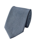Charles Tyrwhitt Linen Silk Tie - Steel Blue