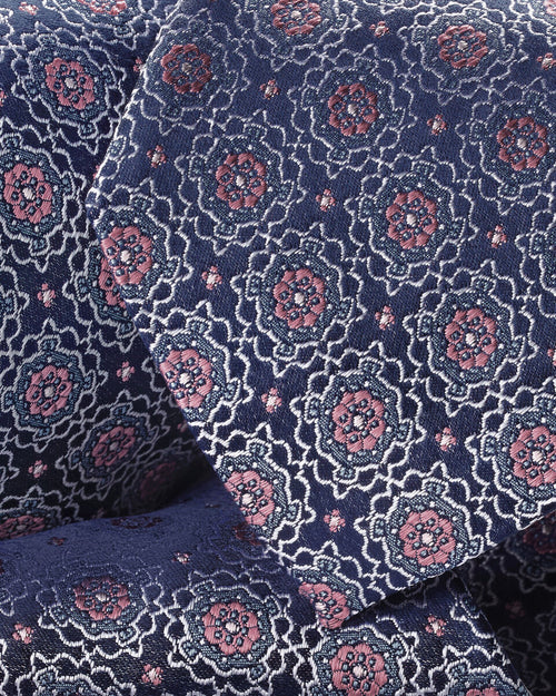 Charles Tyrwhitt Floral Silk Tie - Royal Blue & Pink