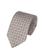 Charles Tyrwhitt Silk Geo Tie - Ivory