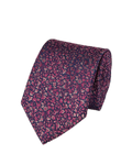 Charles Tyrwhitt Floral Silk Tie - Navy & Pink