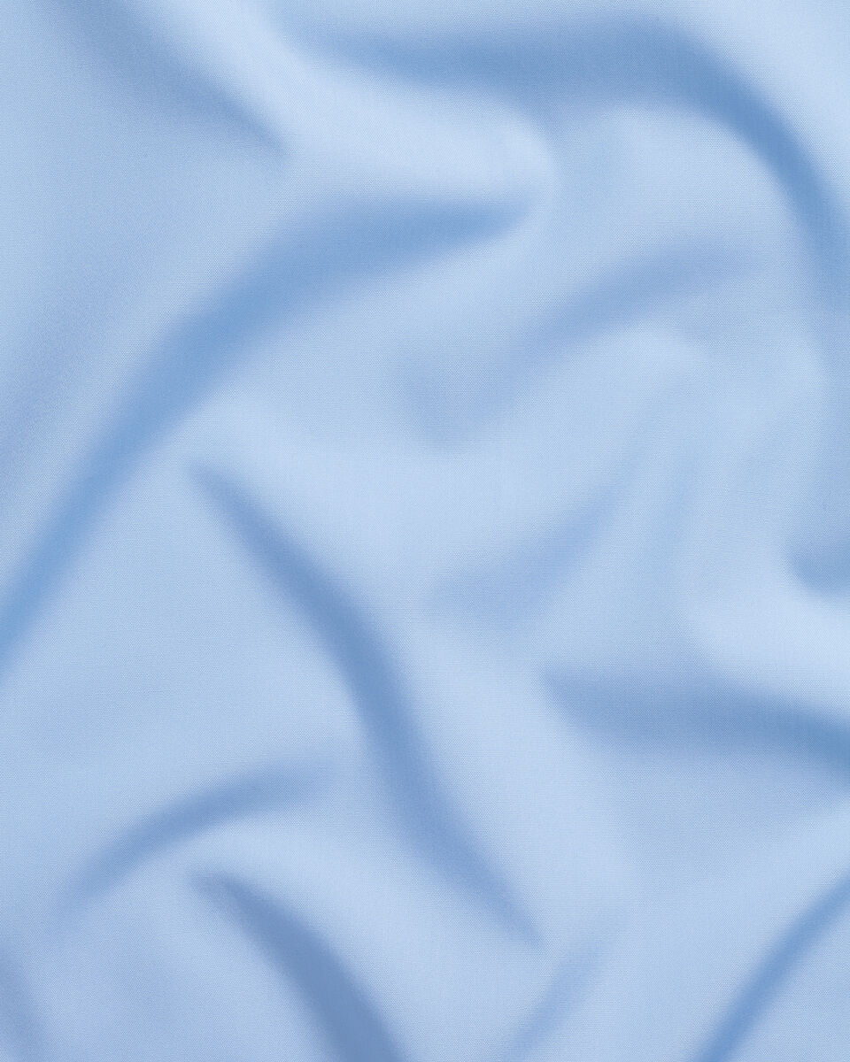 Charles Tyrwhitt Cotton Pocket Square - Sky Blue