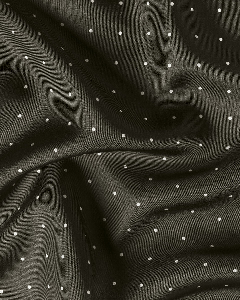 Charles Tyrwhitt Silk Spot Pocket Square - Olive Green & White