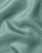 Charles Tyrwhitt Silk Spot Pocket Square - Teal Green