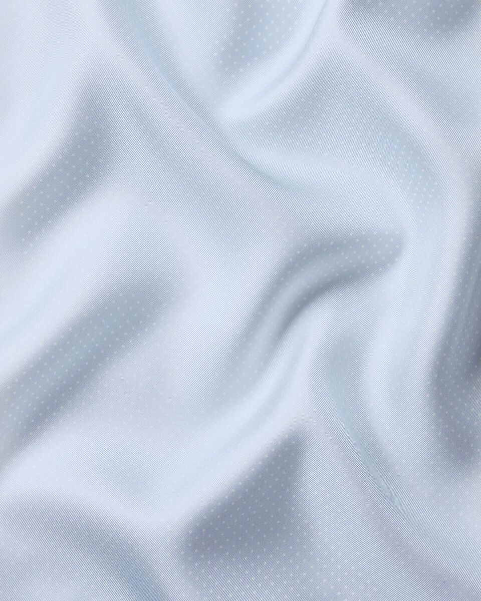 Charles Tyrwhitt Silk Spot Pocket Square - Light Blue