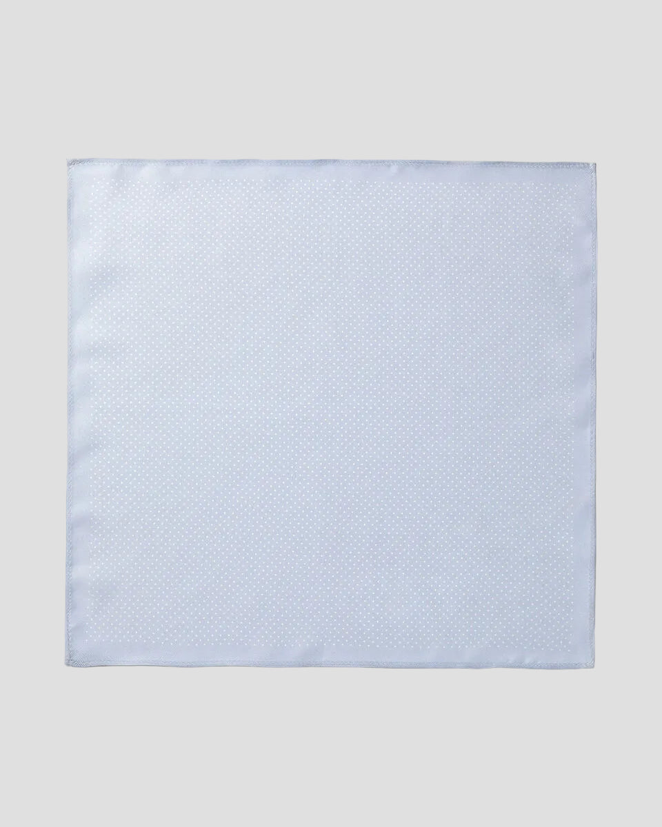 Charles Tyrwhitt Silk Spot Pocket Square - Light Blue
