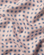 Charles Tyrwhitt Silk Medallion Print Pocket Square - Pink