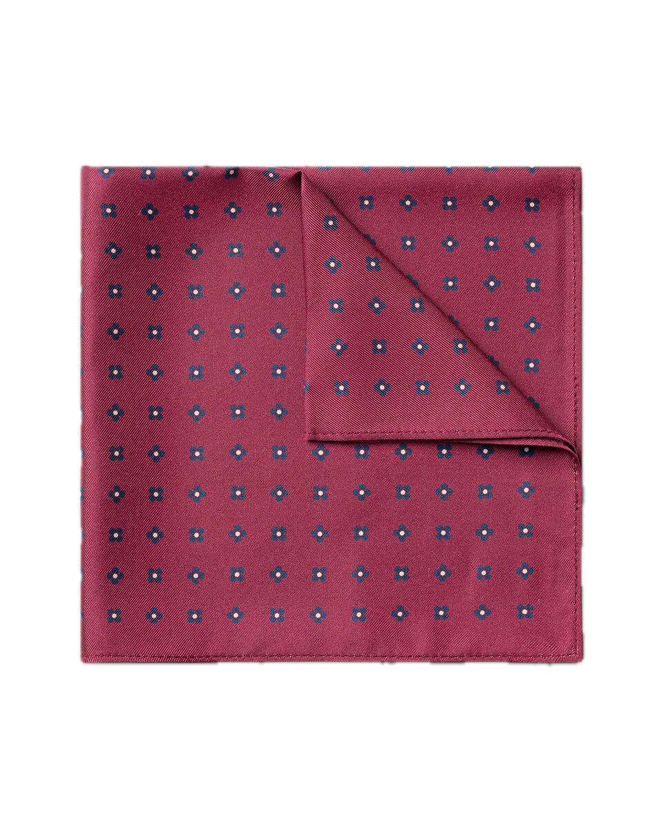 Charles Tyrwhitt Silk Pocket Square - Dark Pink