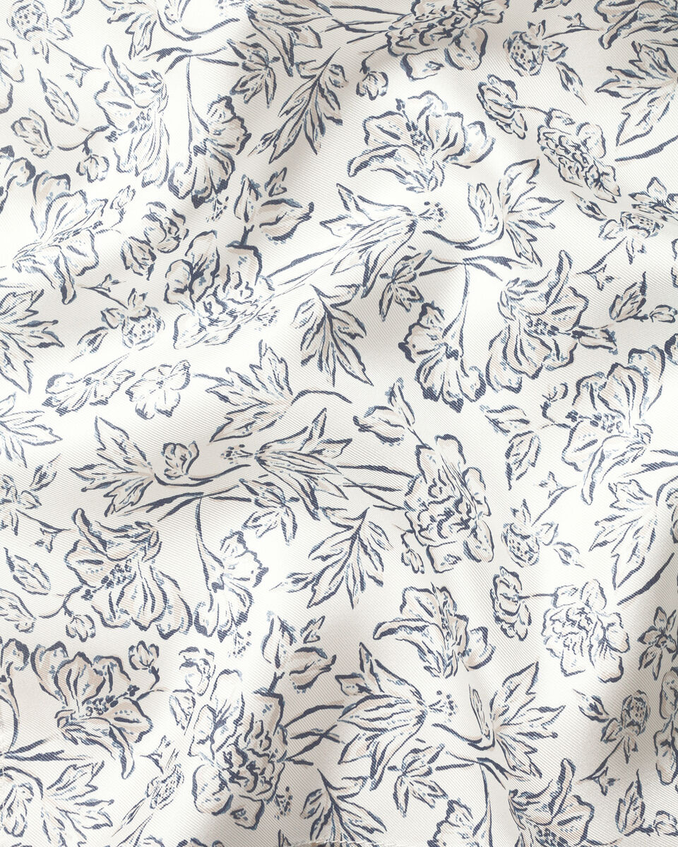 Charles Tyrwhitt Silk Floral Pocket Square - Ivory