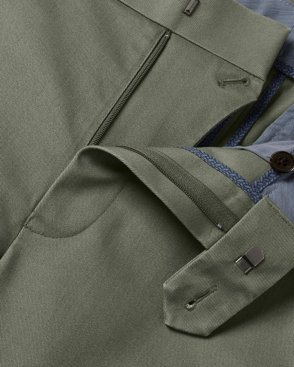 Charles Tyrwhitt Ultimate Non-Iron Chinos - Sage Green