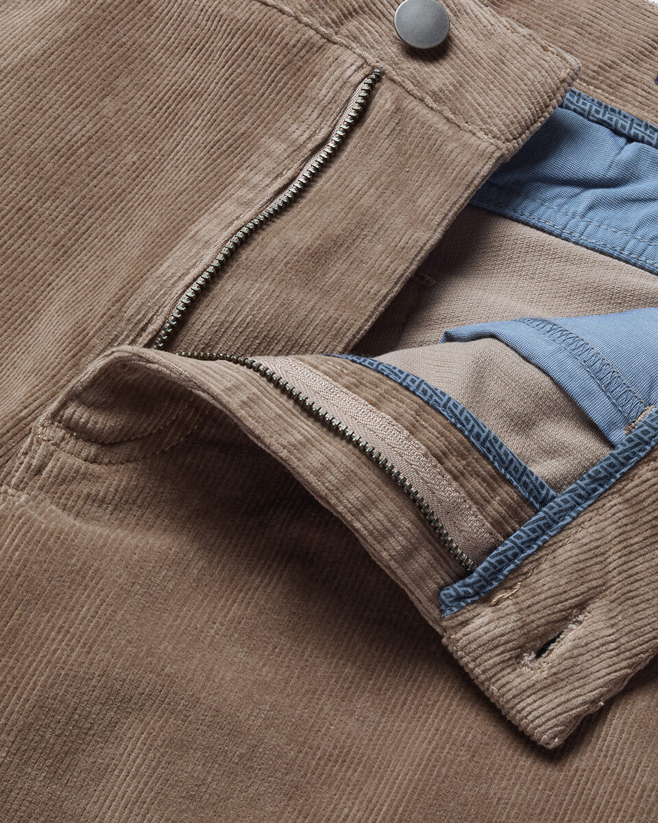 Charles Tyrwhitt Corduroy 5 Pocket Trousers - Mocha