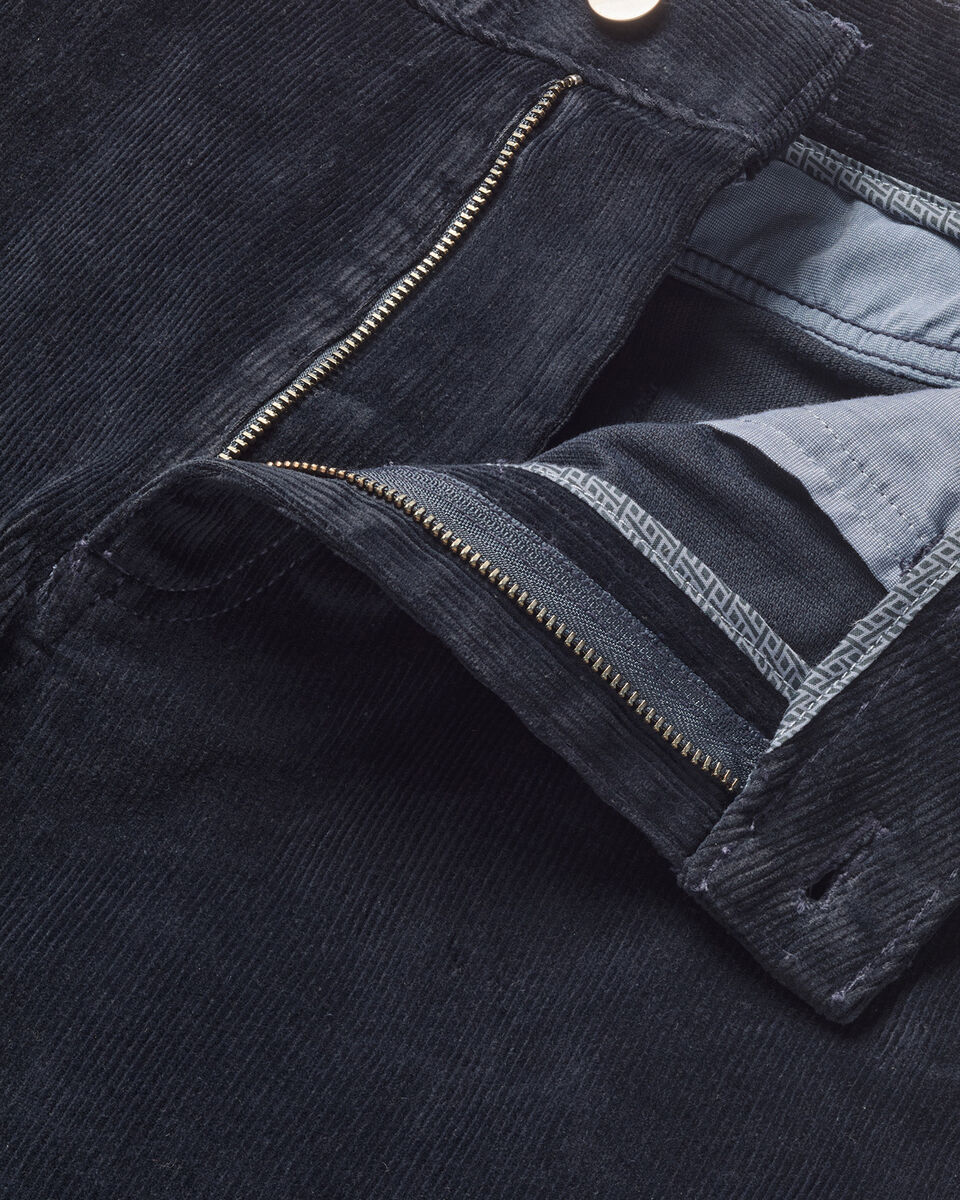 Charles Tyrwhitt Corduroy 5 Pocket Trousers - Navy