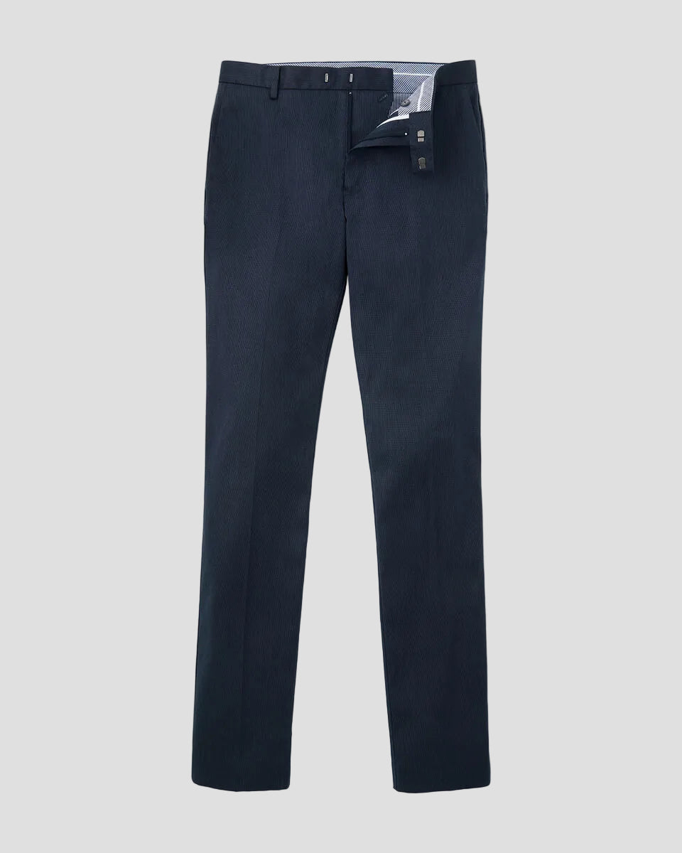 Charles Tyrwhitt Smart Texture Trousers - Denim Blue