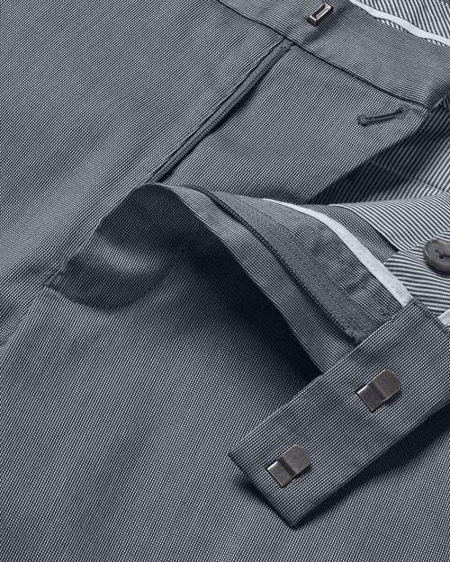 Charles Tyrwhitt Smart Texture Trousers - Steel Blue