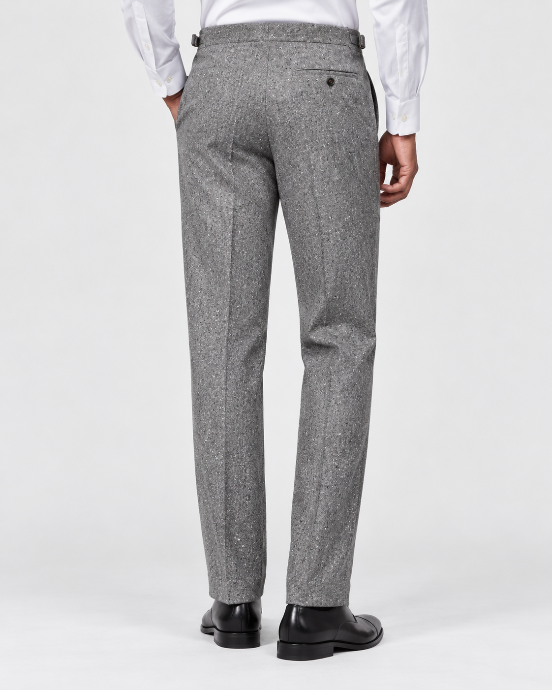 Hawes & Curtis Tailored Fit Black & White Fine Bouclé Tweed 1913 Suit