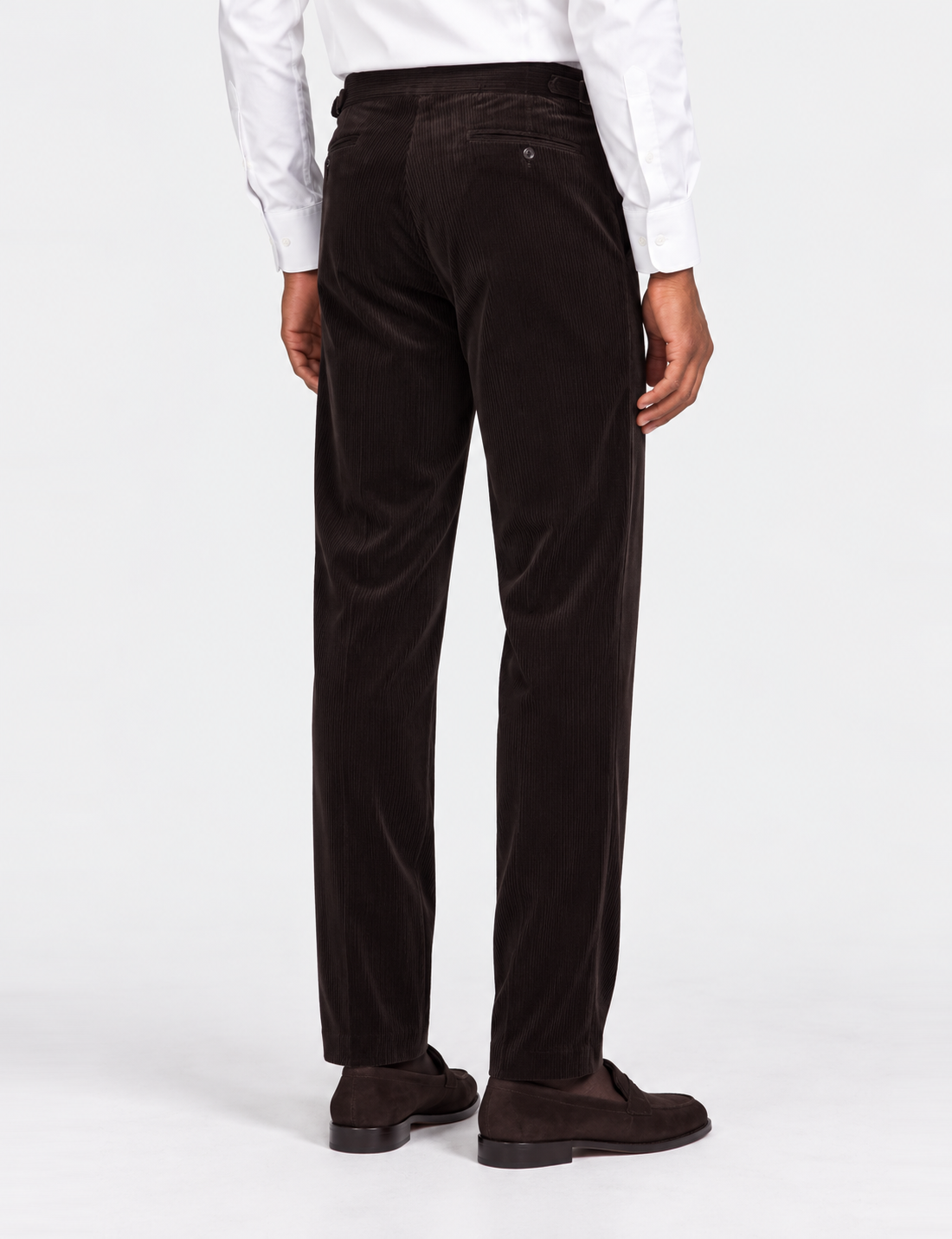 Hawes & Curtis Tailored Fit Chocolate Cord 1913 Suit