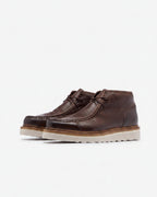 Oliver Sweeney Oiled Calf Leather Moccasin Boots – Brown