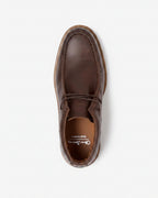 Oliver Sweeney Oiled Calf Leather Moccasin Boots – Brown
